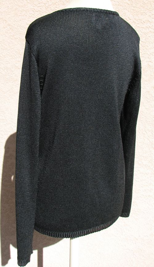 DKNY Made USA 100% Rayon Spring Sweater L  